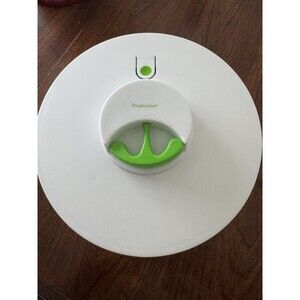 Progressive Adaptive Salad Spinner Easy Pull Cord Green White 4 Qt Disability
